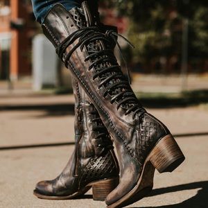 FREEBIRD CARVER TALL BOOT, SZ6